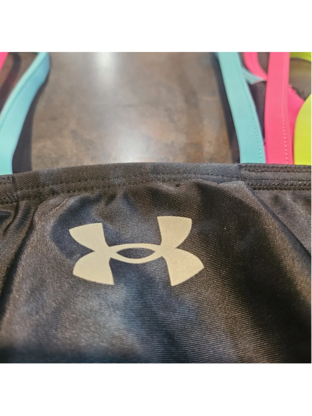 NEW Under Armour Girls Size tie-dye flutter bikini set Neon Straps 2 Peice Swim